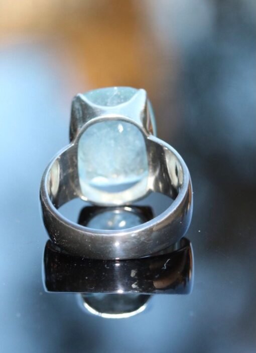 Aquamarine Ring | 925 Sterling Silver - Image 4