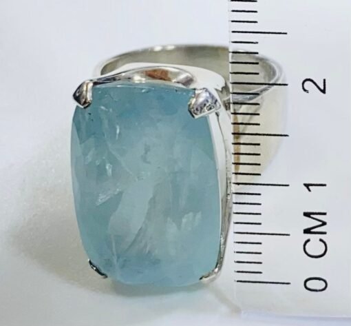 Aquamarine Ring | 925 Sterling Silver - Image 2