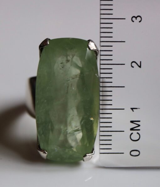 Prasiolite | Green Amethyst Ring | 925 Sterling Silver - Image 6