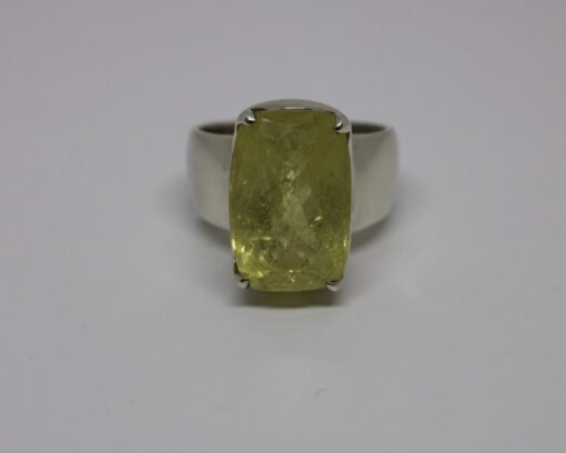 Lemon Quartz Ring 925 Sterling Silver - Image 3