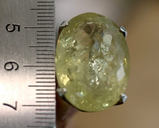 Lemon Quartz Ring 925 Sterling Silver - Image 2