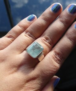 Aquamarine Ring | 925 Sterling Silver