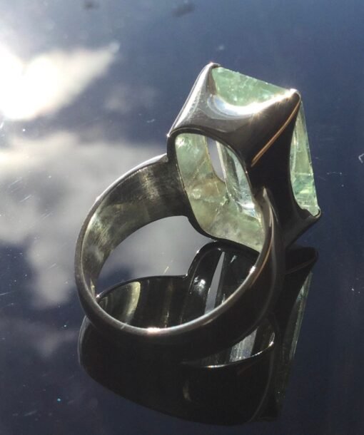 Aquamarine Ring | 925 Sterling Silver - Image 4