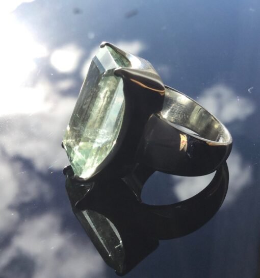 Aquamarine Ring | 925 Sterling Silver - Image 7