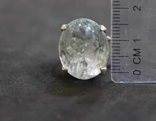 Aquamarine Ring | 925 Sterling Silver - Image 8