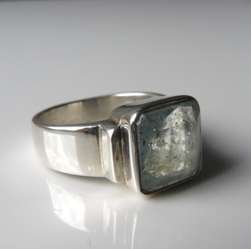 Aquamarine Ring | 925 Sterling Silver - Image 4