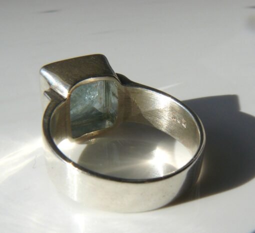 Aquamarine Ring | 925 Sterling Silver - Image 6