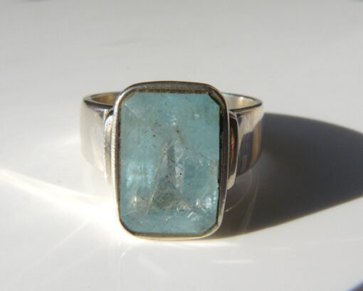 Aquamarine Ring | 925 Sterling Silver
