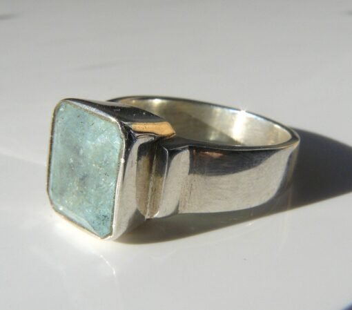 Aquamarine Ring | 925 Sterling Silver - Image 3