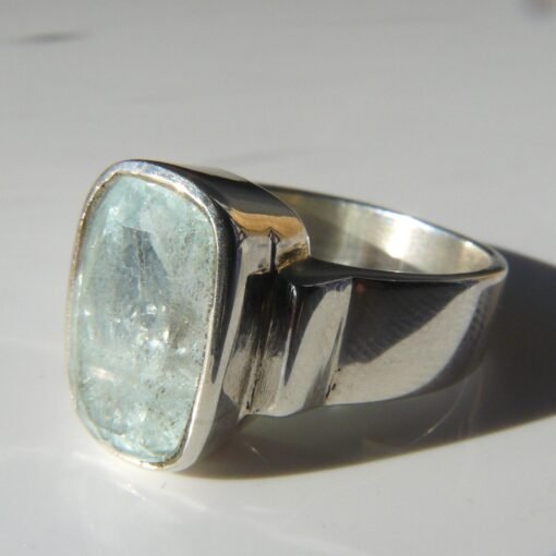 Aquamarine Ring | 925 Sterling Silver - Image 2