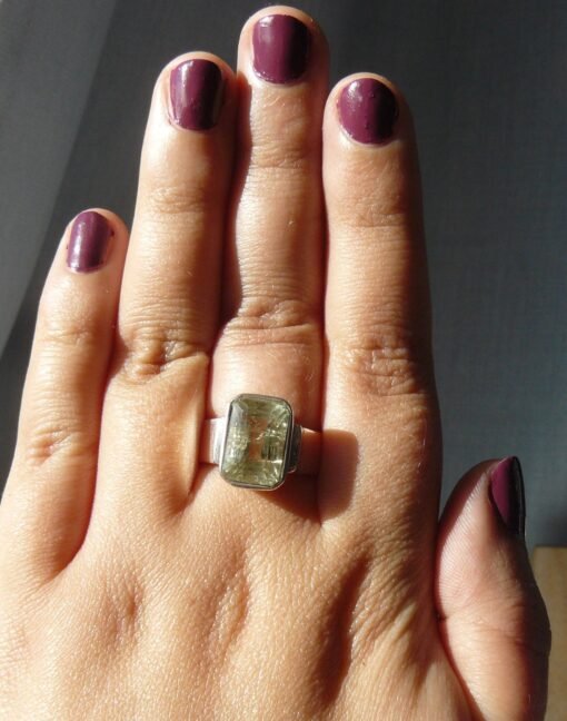 Aquamarine Ring | 925 Sterling Silver - Image 5