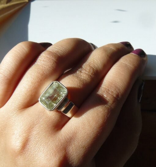 Aquamarine Ring | 925 Sterling Silver - Image 7