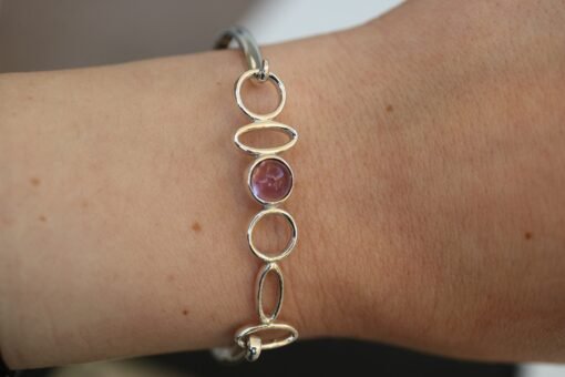 Amethyst Bracelet 925 Sterling Silver - Image 8