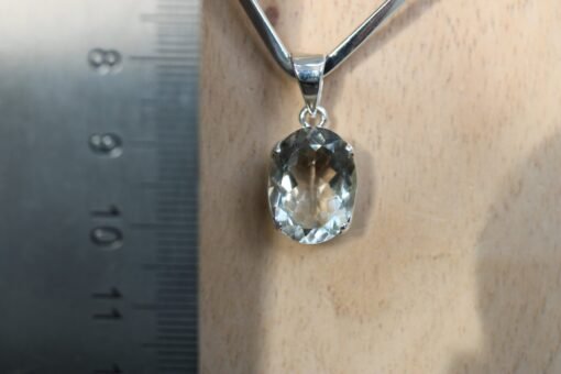 Prasiolite | Green Amethyst Pendant | 925 Sterling Silver - Image 4
