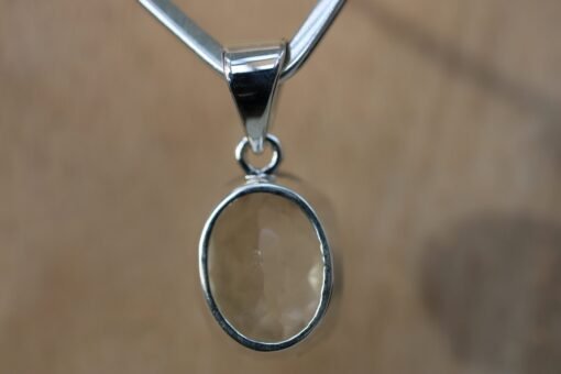 Prasiolite | Green Amethyst Pendant | 925 Sterling Silver - Image 6