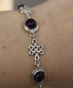 Amethyst Bracelet 925 Sterling Silver
