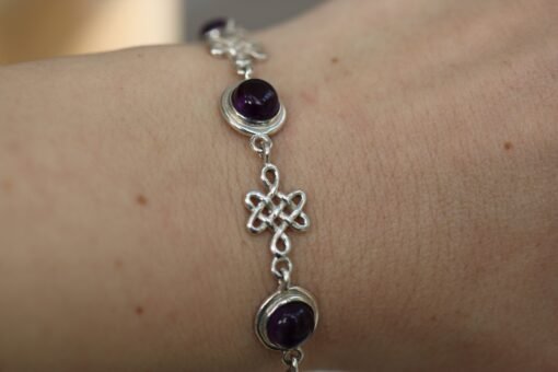 Amethyst Bracelet 925 Sterling Silver