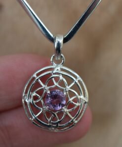 Amethyst Pendant | 925 Sterling Silver