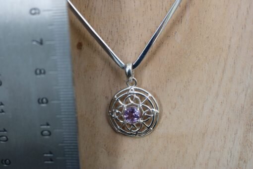 Amethyst Pendant | 925 Sterling Silver - Image 5