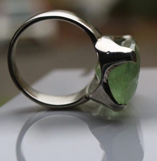 Prasiolite | Green Amethyst Ring | 925 Sterling Silver - Image 4