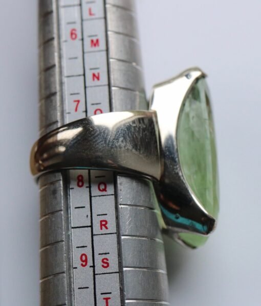 Prasiolite | Green Amethyst Ring | 925 Sterling Silver - Image 5