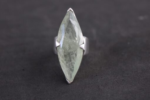 Aquamarine Ring | 925 Sterling Silver - Image 3