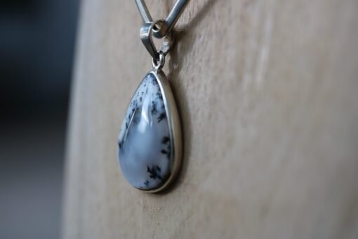 Dendritic Agate Pendant | 925 Sterling Silver - Image 6