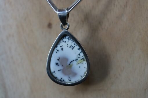Dendritic Agate Pendant | 925 Sterling Silver - Image 5