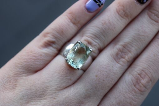 Aquamarine Ring | 925 Sterling Silver