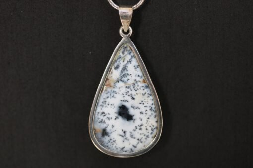 Dendritic Agate Pendant | 925 Sterling Silver - Image 5