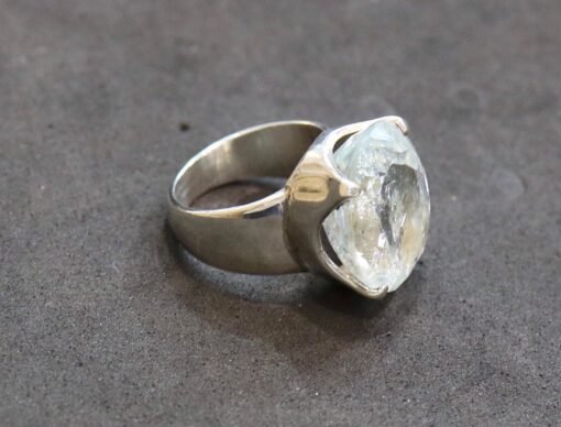 Aquamarine Ring | 925 Sterling Silver - Image 7