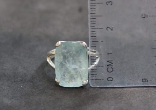 Aquamarine Ring | 925 Sterling Silver - Image 8