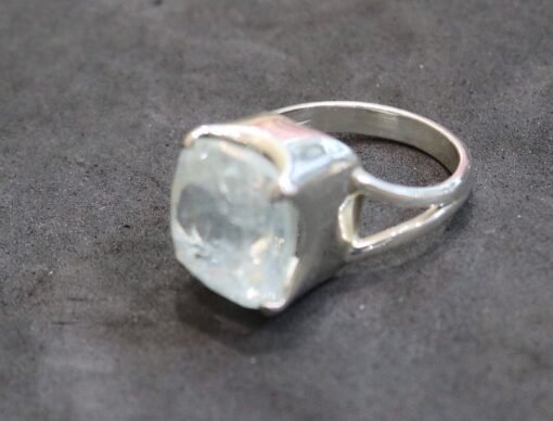 Aquamarine Ring | 925 Sterling Silver - Image 4