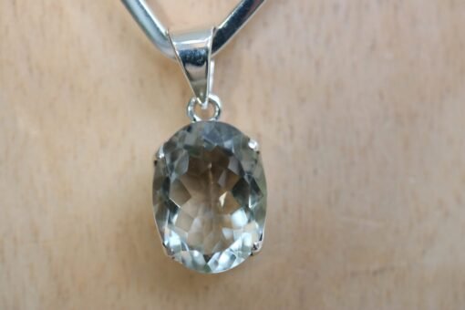 Prasiolite | Green Amethyst Pendant | 925 Sterling Silver - Image 5