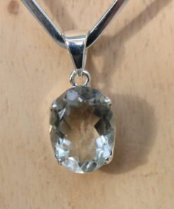 Prasiolite | Green Amethyst Pendant | 925 Sterling Silver