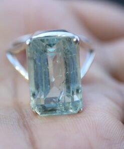Aquamarine Ring | 925 Sterling Silver
