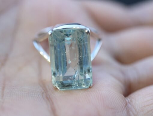 Aquamarine Ring | 925 Sterling Silver