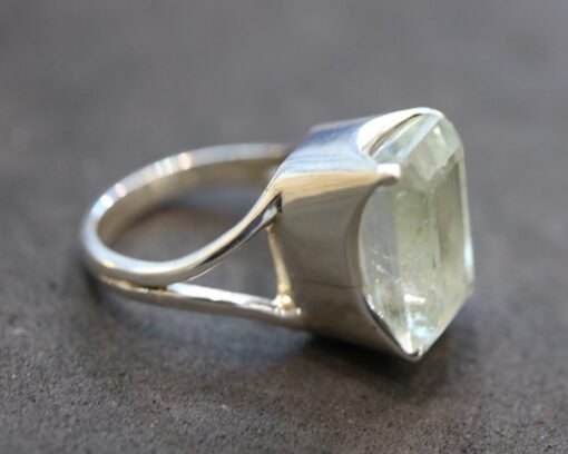 Aquamarine Ring | 925 Sterling Silver - Image 4