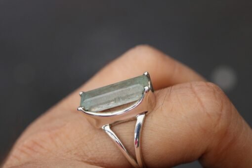 Aquamarine Ring | 925 Sterling Silver - Image 7