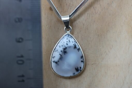 Dendritic Agate Pendant | 925 Sterling Silver - Image 2