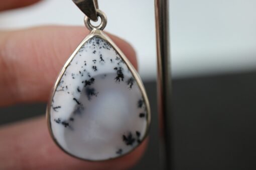 Dendritic Agate Pendant | 925 Sterling Silver - Image 3