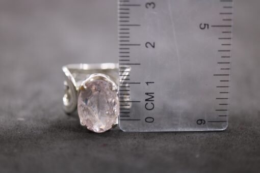 Morganite Ring | 925 Sterling Silver - Image 6