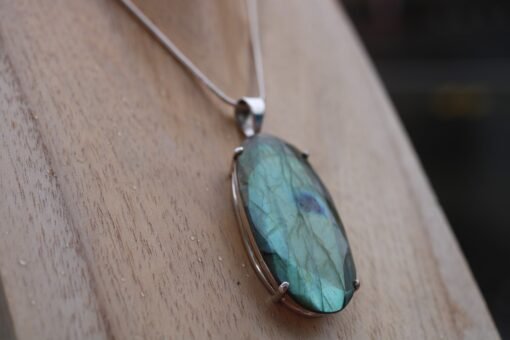 Labradorite 925 Sterling Silver Pendant - Image 2