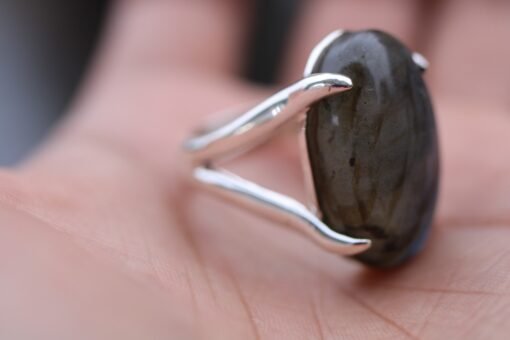 Labradorite Ring 925 Sterling Silver - Image 4