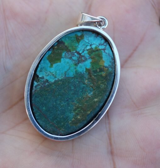 Blue Howlite Pendant | 925 Sterling Silver - Image 6