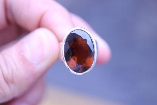 Bear Quartz Adjustable Ring size from 7-10 US & UK N-U