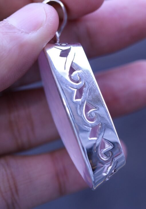 Rose Quartz Pendant | 925 Sterling Silver - Image 4