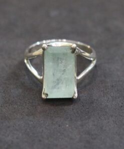 Aquamarine Ring | 925 Sterling Silver