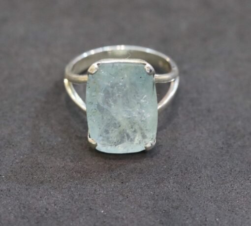 Aquamarine Ring | 925 Sterling Silver
