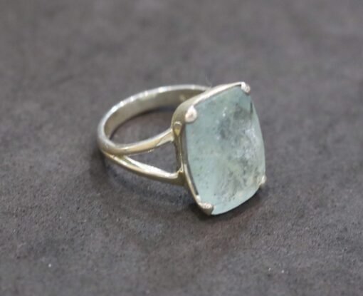 Aquamarine Ring | 925 Sterling Silver - Image 3